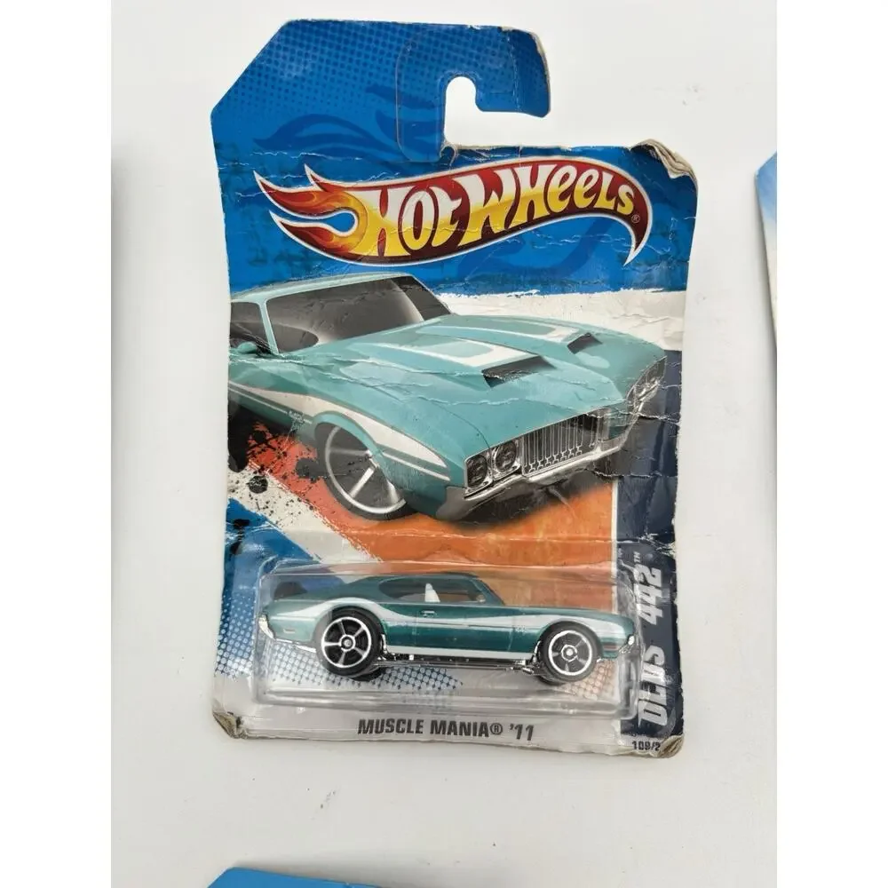 Lot of 9 Hot Wheels 2007-2013 Diecast Cars New Sealed Card Damage